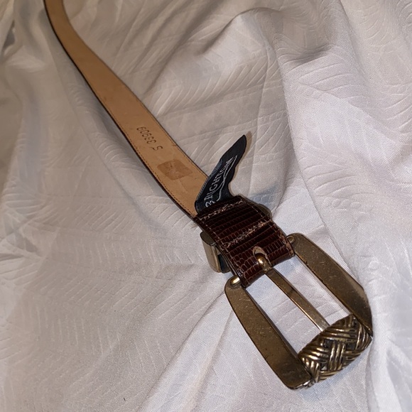 Brighton vintage leather belt size 33.5” - Picture 16 of 17